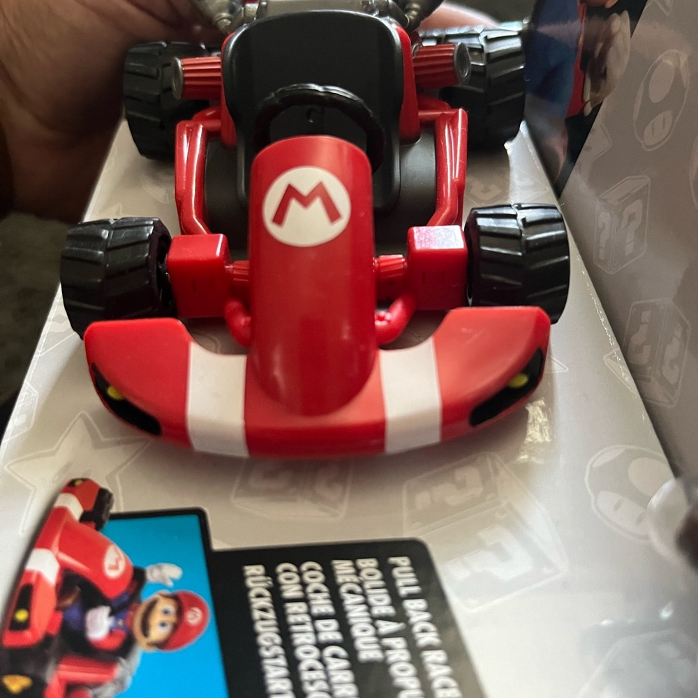 Nintendo Mario Red Kart with Yellow-Wheel Accents - Picture 5 of 7